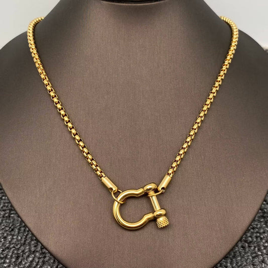 Horseshoe Charm Necklace
