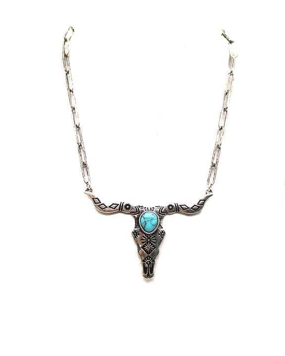 Steerhead Pendant Necklace