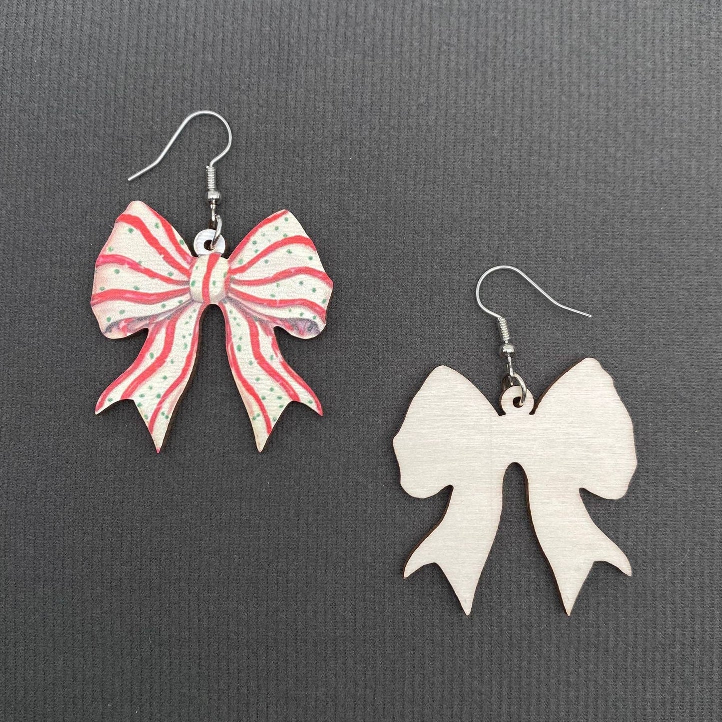 Christmas Bow Earrings