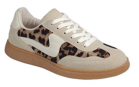 Leopard Golded Sole Sneakers