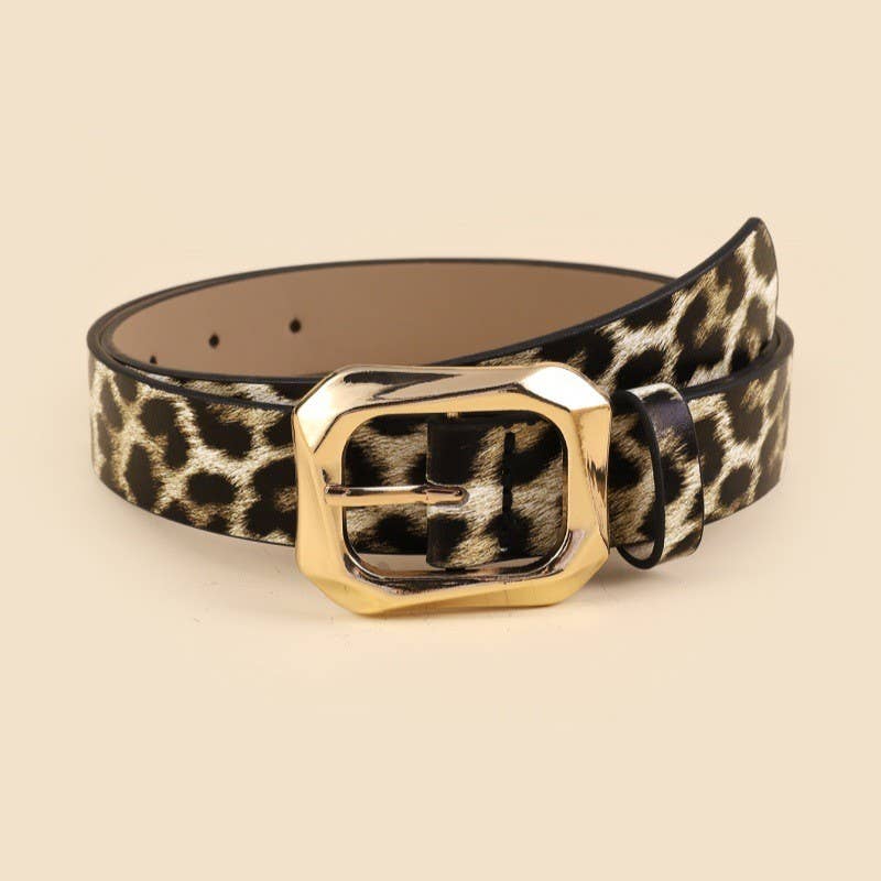 Gold Leopard Belt
