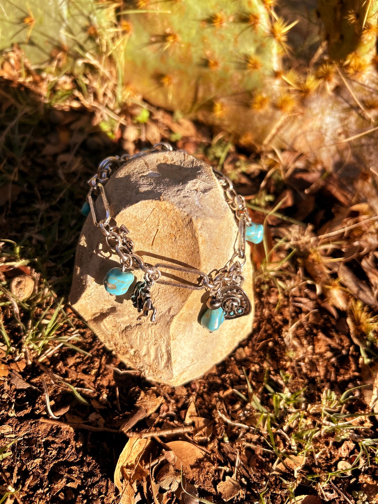 Turquoise Charm Bracelet