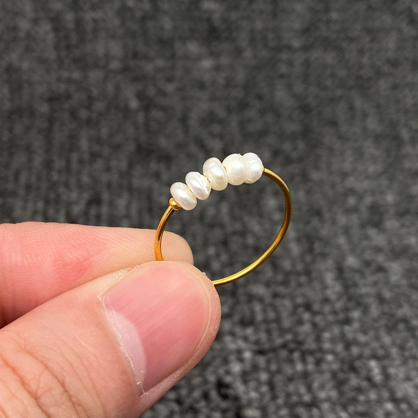 Pearl Beaded Ring