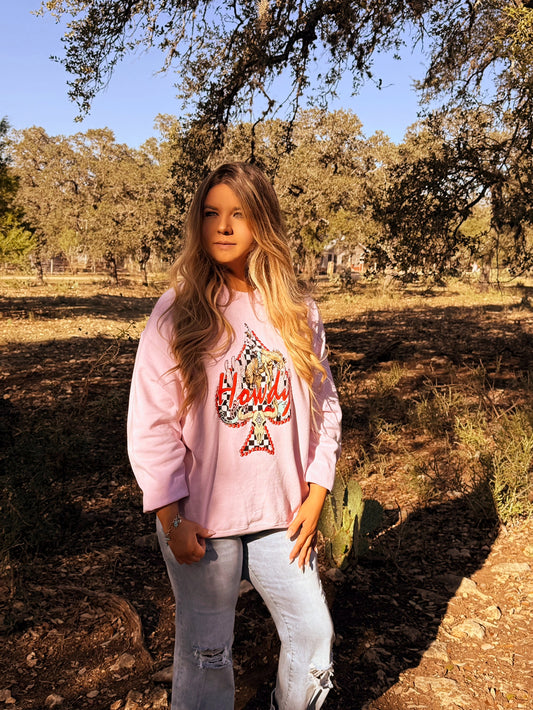 Howdy Cowboy Graphic Sweatshirt