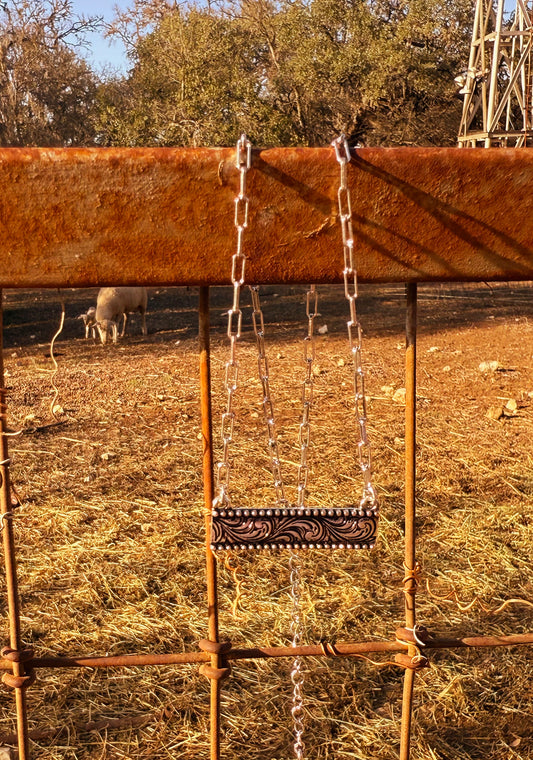 Bronco Bar Necklace