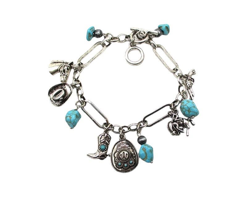 Turquoise Charm Bracelet
